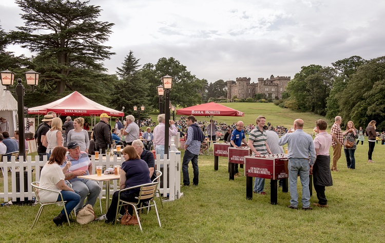 Eating at Cholmondeley